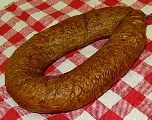 Bratwurst, ger&auml;uch. ganzer Ring, ca.400g